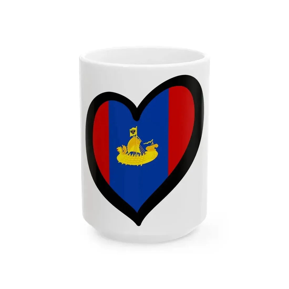 EuroKostroma (Russia) White Coffee Mug 15oz - Go Mug Yourself
