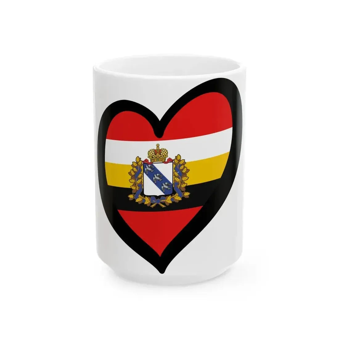 EuroKursk (Russia) White Coffee Mug 15oz - Go Mug Yourself