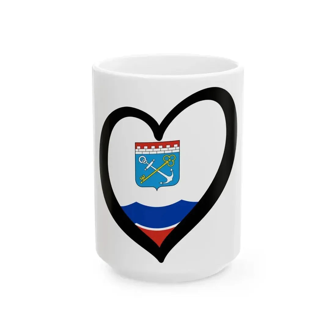 EuroLeningrado (Russia) White Coffee Mug 15oz - Go Mug Yourself