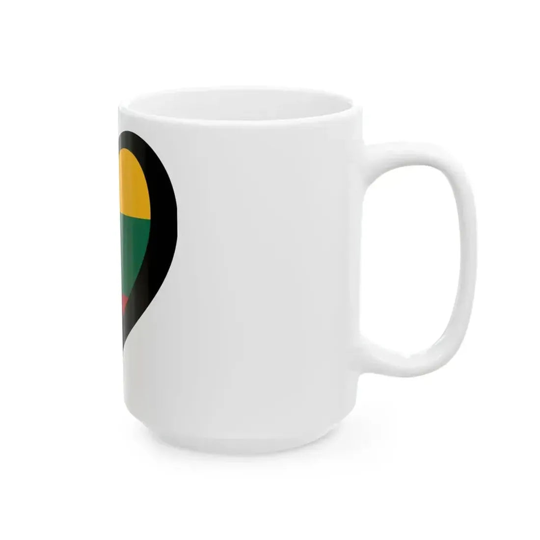 EuroLithuania (Lithuania) White Coffee Mug - Go Mug Yourself