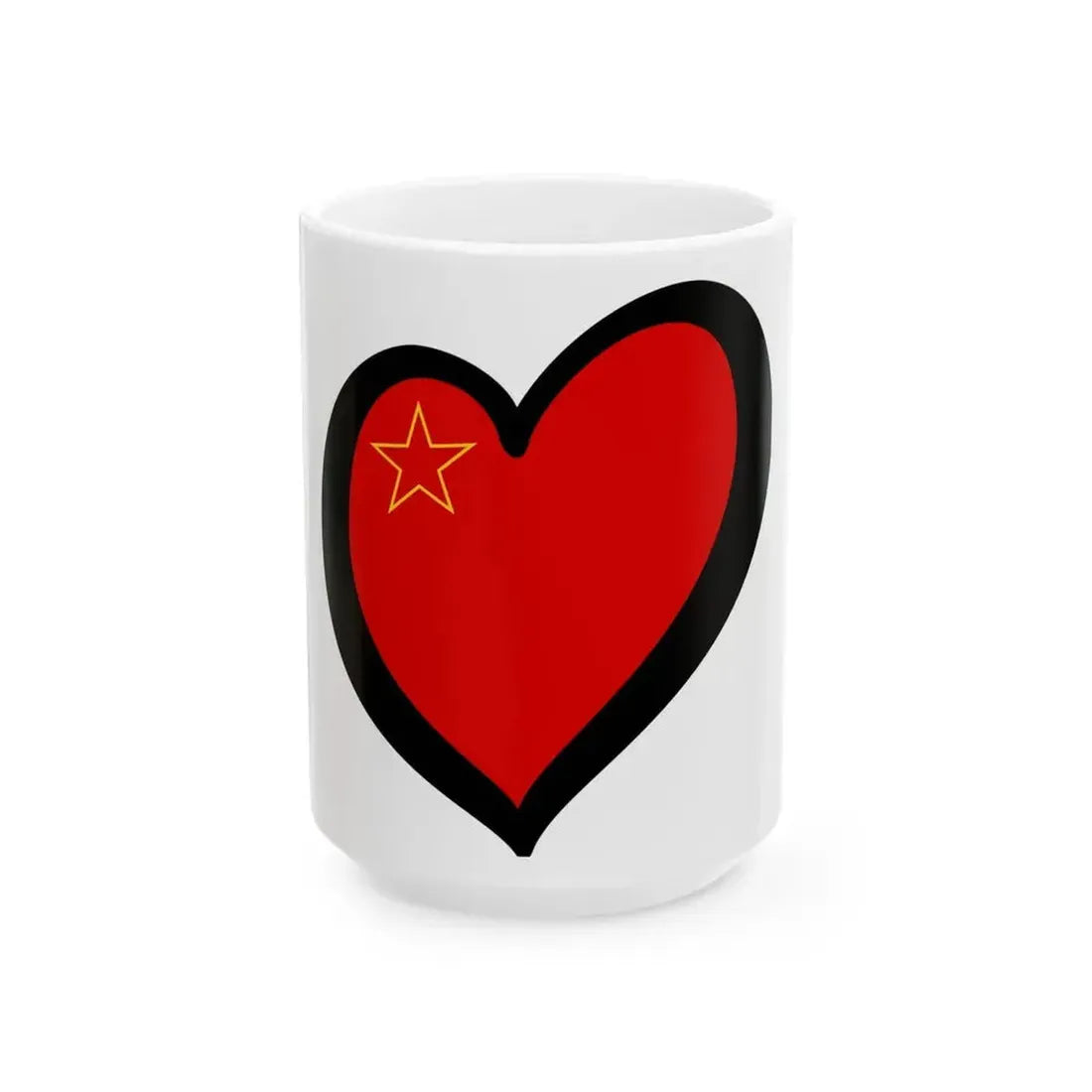 EuroMacedonia del Norte 1946-1991 (North Macedonia) White Coffee Mug 15oz - Go Mug Yourself