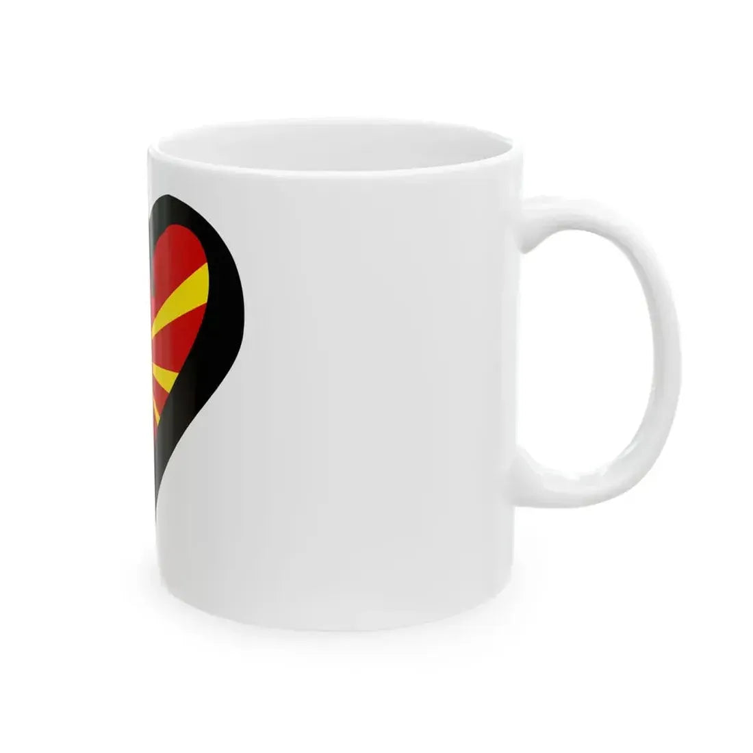 EuroMacedonia del NorteAnterior (North Macedonia) White Coffee Mug - Go Mug Yourself