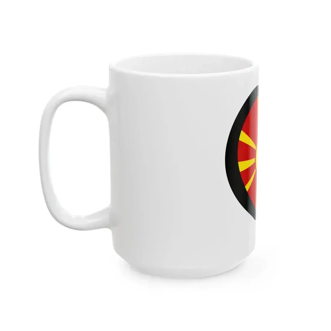 EuroMacedonia del NorteAnterior (North Macedonia) White Coffee Mug - Go Mug Yourself
