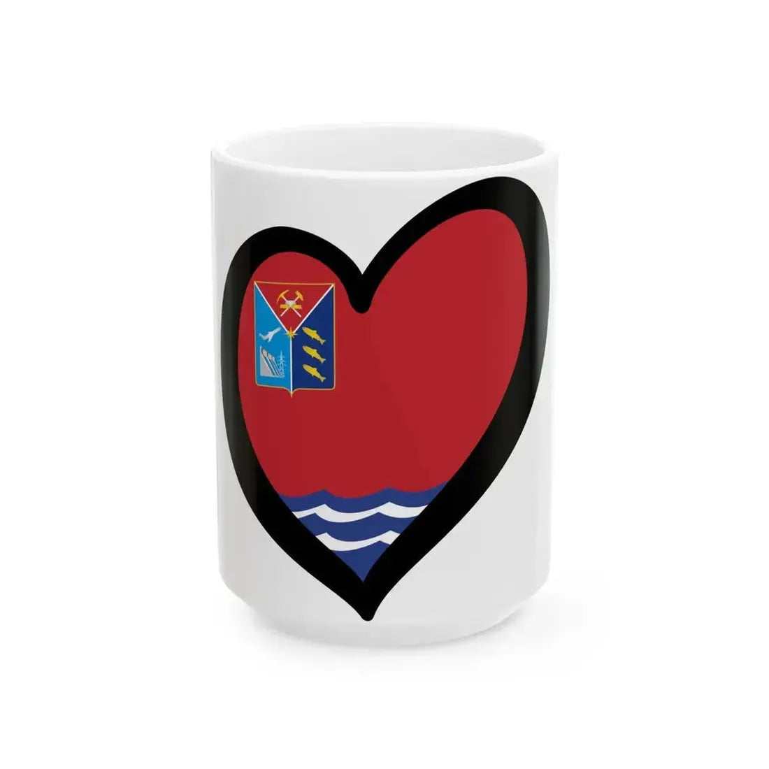 EuroMagadan (Russia) White Coffee Mug 15oz - Go Mug Yourself
