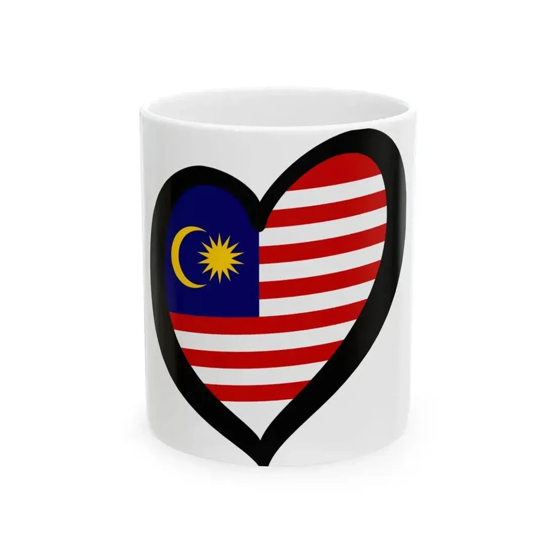 EuroMalasia (Malaysia) White Coffee Mug 11oz - Go Mug Yourself