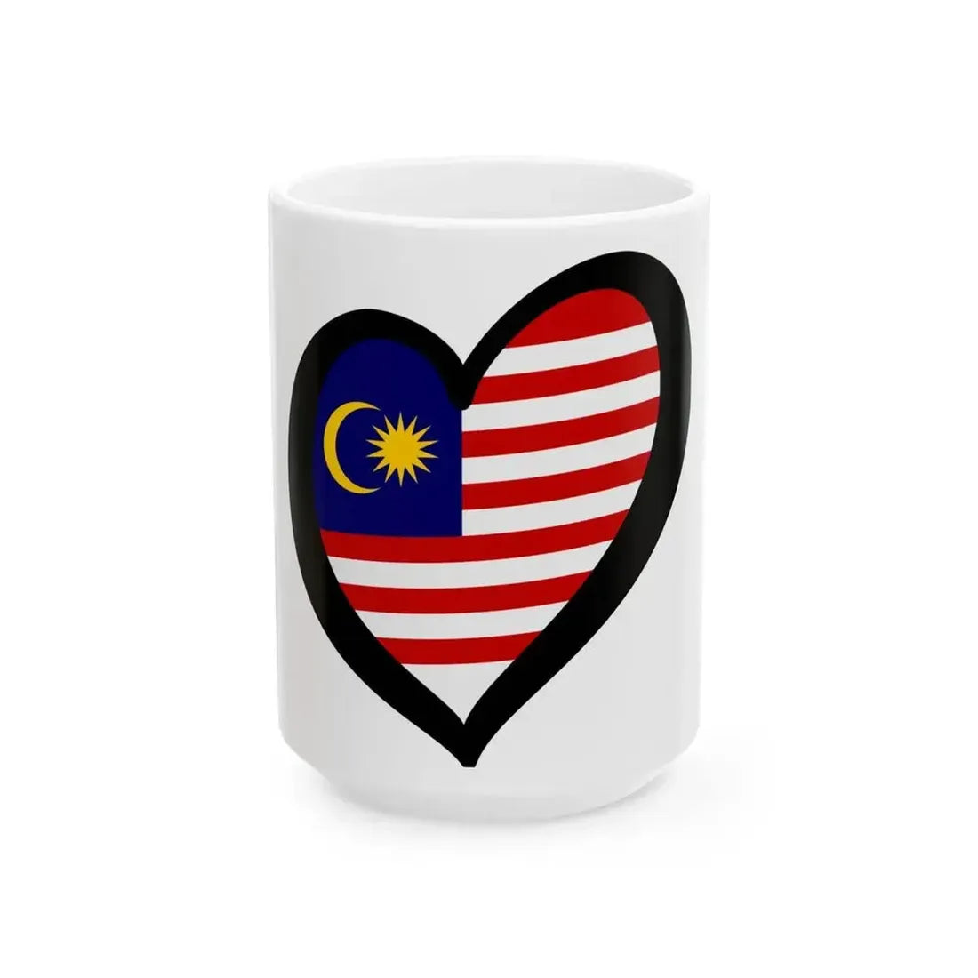 EuroMalasia (Malaysia) White Coffee Mug 15oz - Go Mug Yourself
