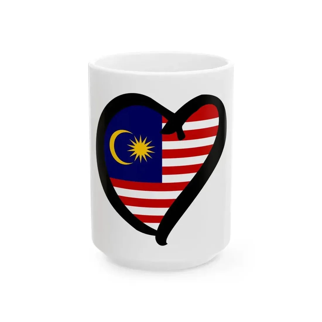 EuroMalasiaAnterior (Malaysia) White Coffee Mug 15oz - Go Mug Yourself