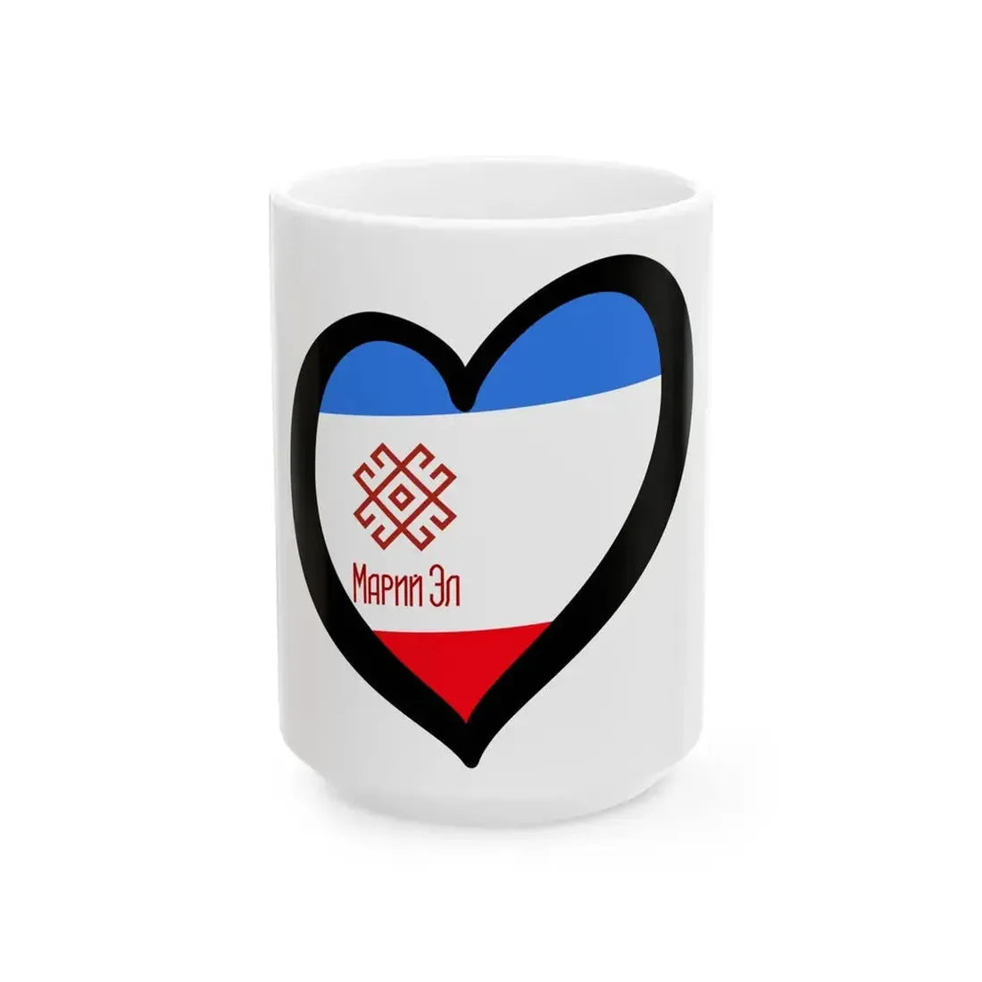 EuroMari-El 1992-2006 (Russia) White Coffee Mug 15oz - Go Mug Yourself