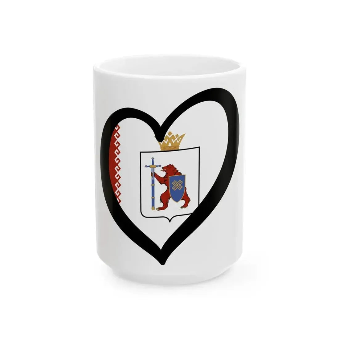 EuroMari-El (Russia) White Coffee Mug 15oz - Go Mug Yourself