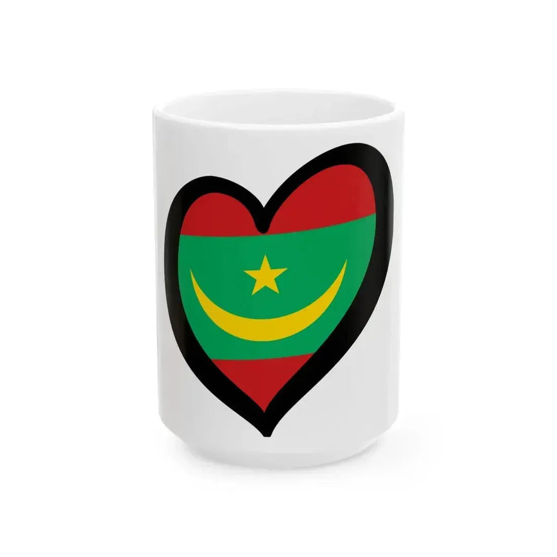 EuroMauritania (Mauritania) White Coffee Mug 15oz - Go Mug Yourself