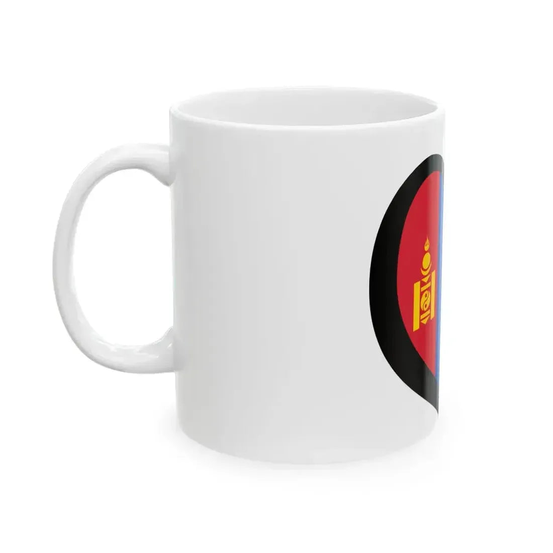 EuroMongolia (Mongolia) White Coffee Mug - Go Mug Yourself