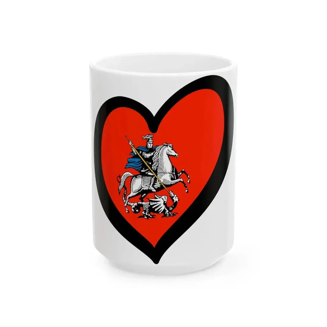 EuroMoscu 1994-1995 (Russia) White Coffee Mug 15oz - Go Mug Yourself