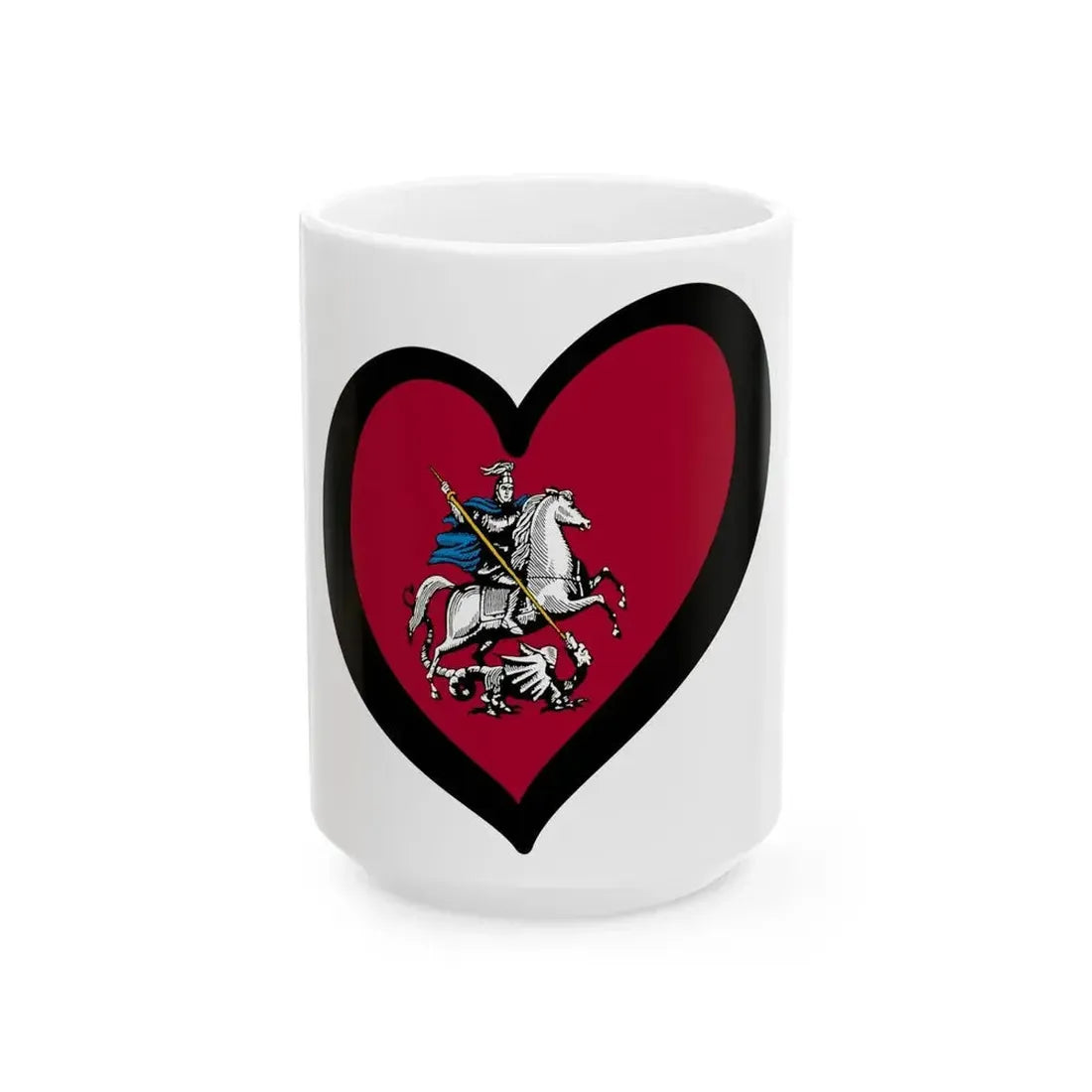 EuroMoscu (Russia) White Coffee Mug 15oz - Go Mug Yourself