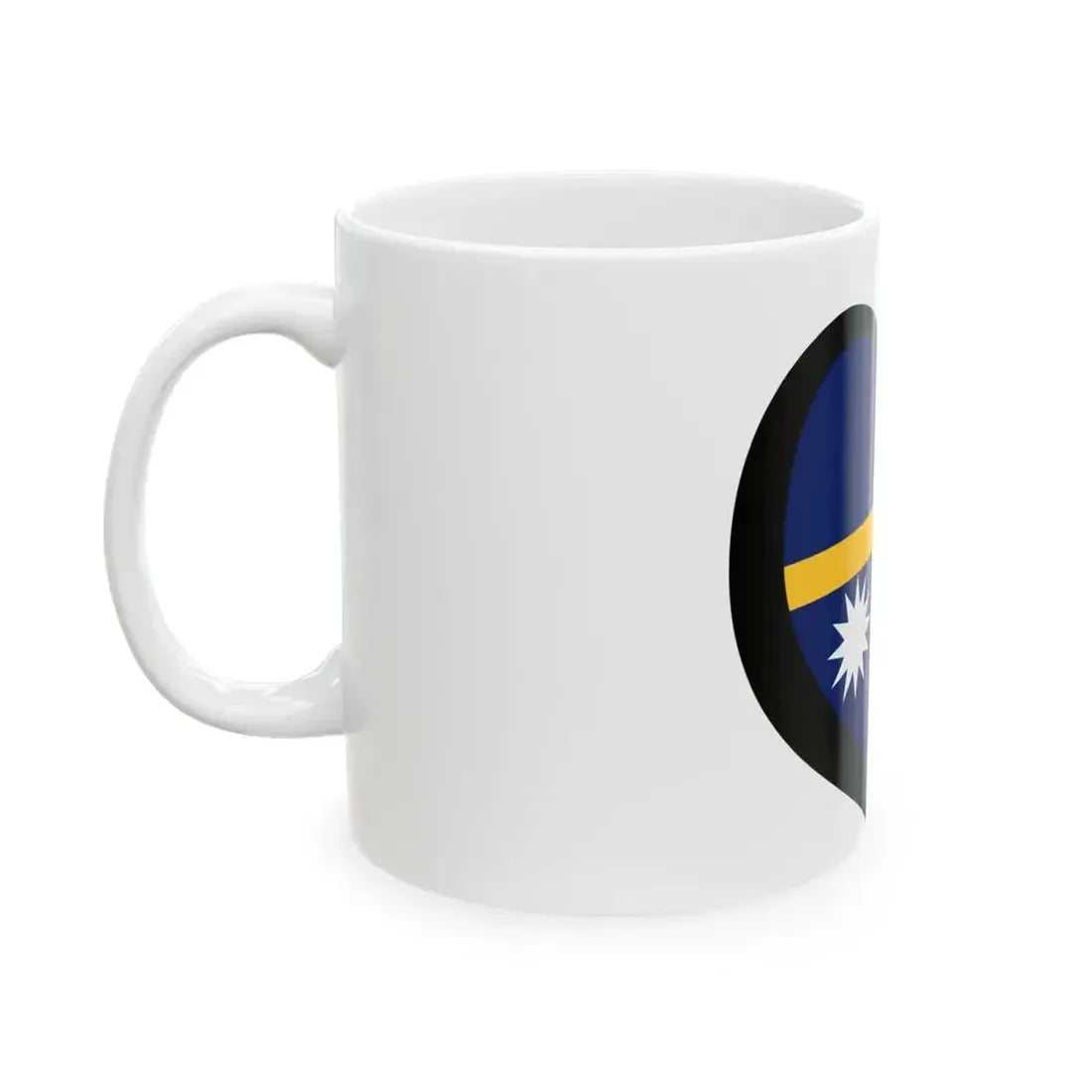 EuroNauru (Nauru) White Coffee Mug - Go Mug Yourself