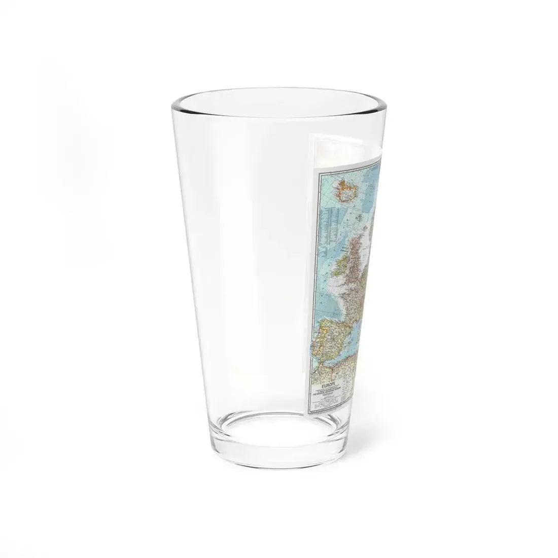 Europe (1957) (Map) Pint Glass 16oz - Go Mug Yourself