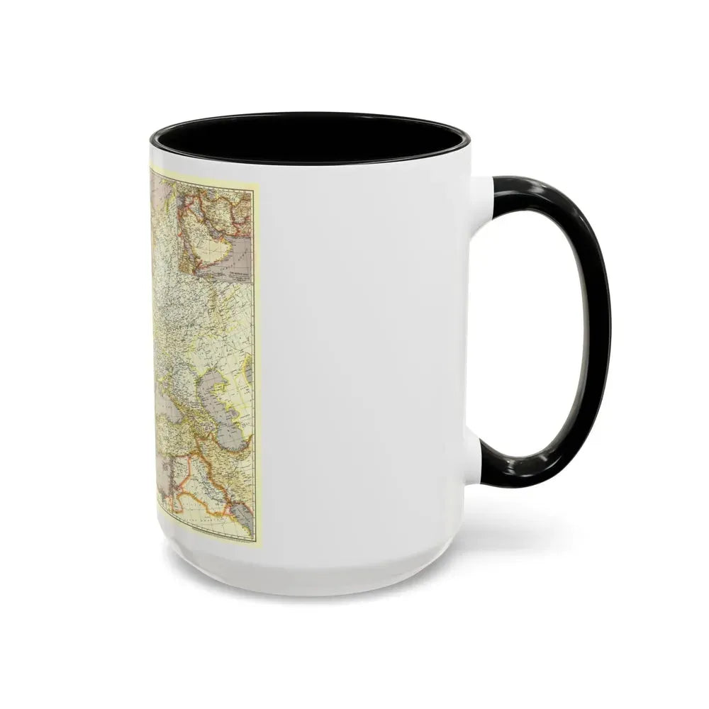 Europe and the Near East (1943) (Map) Accent Coffee Mug - Go Mug Yourself