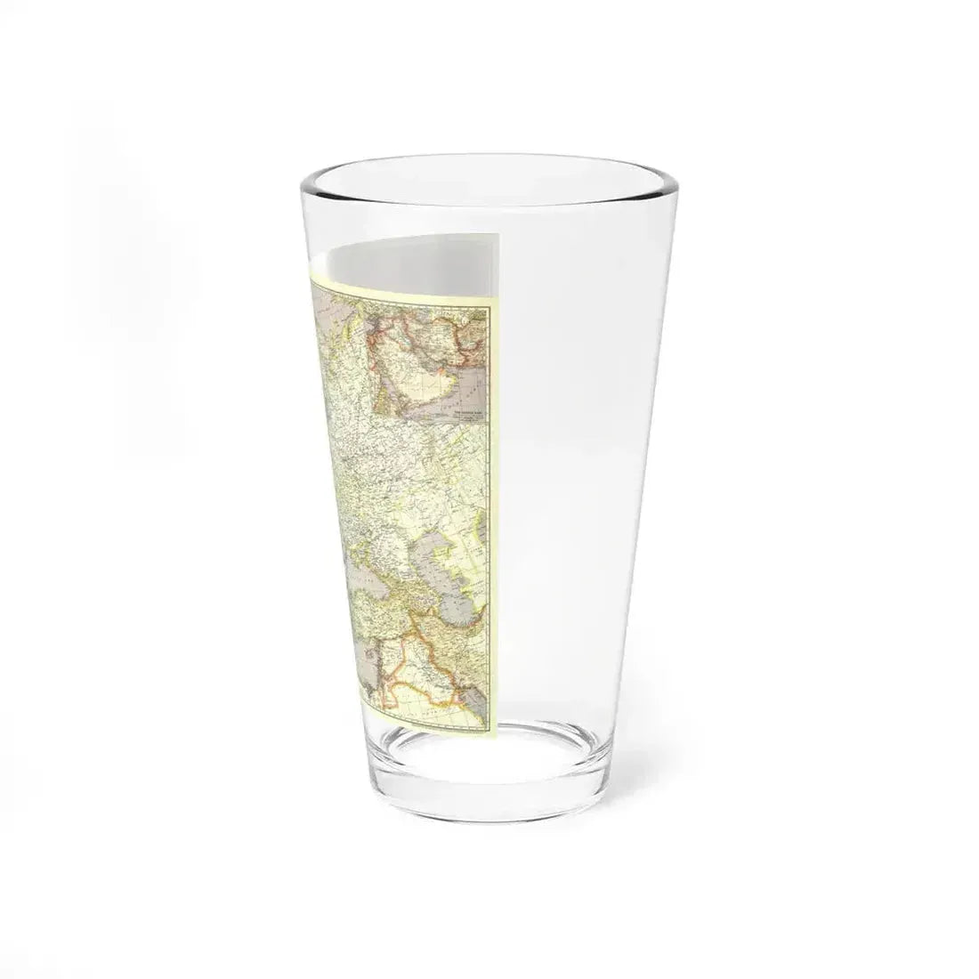 Europe and the Near East (1943) (Map) Pint Glass 16oz - Go Mug Yourself