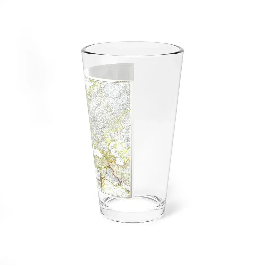 Europe and the Near East (1949) (Map) Pint Glass 16oz - Go Mug Yourself