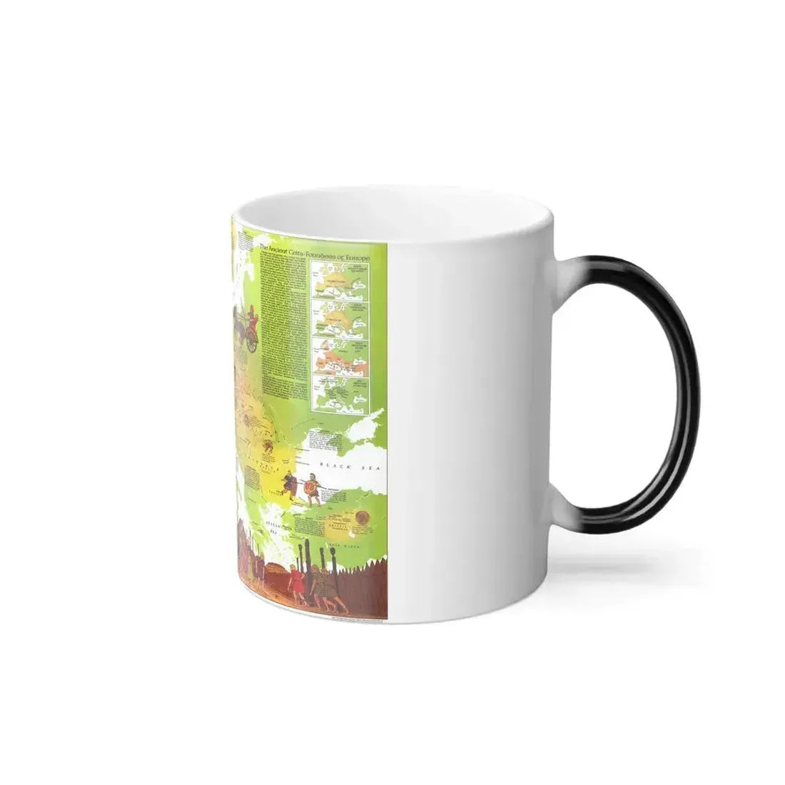 Europe - Celtic (1977) (Map) Color Changing Mug 11oz - Go Mug Yourself