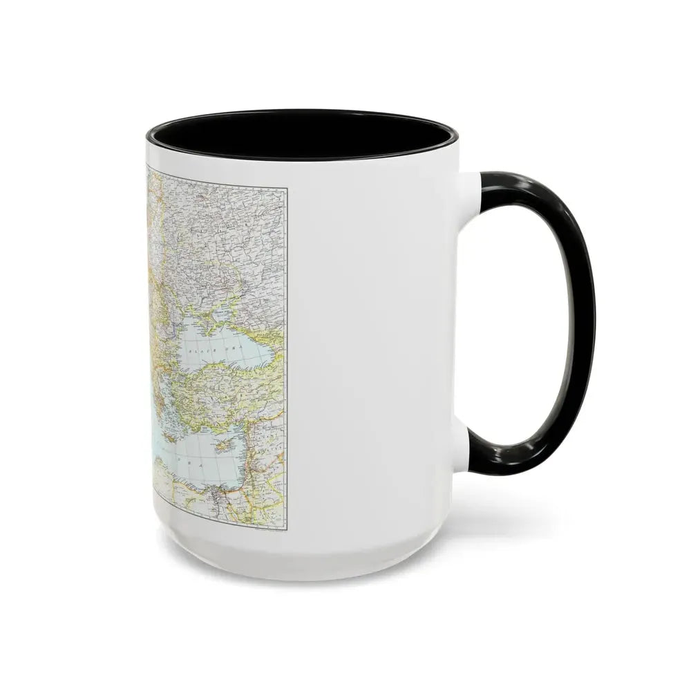 Europe, Central & Mediterranean Sept-1st (1939) (Map) Accent Coffee Mug - Go Mug Yourself