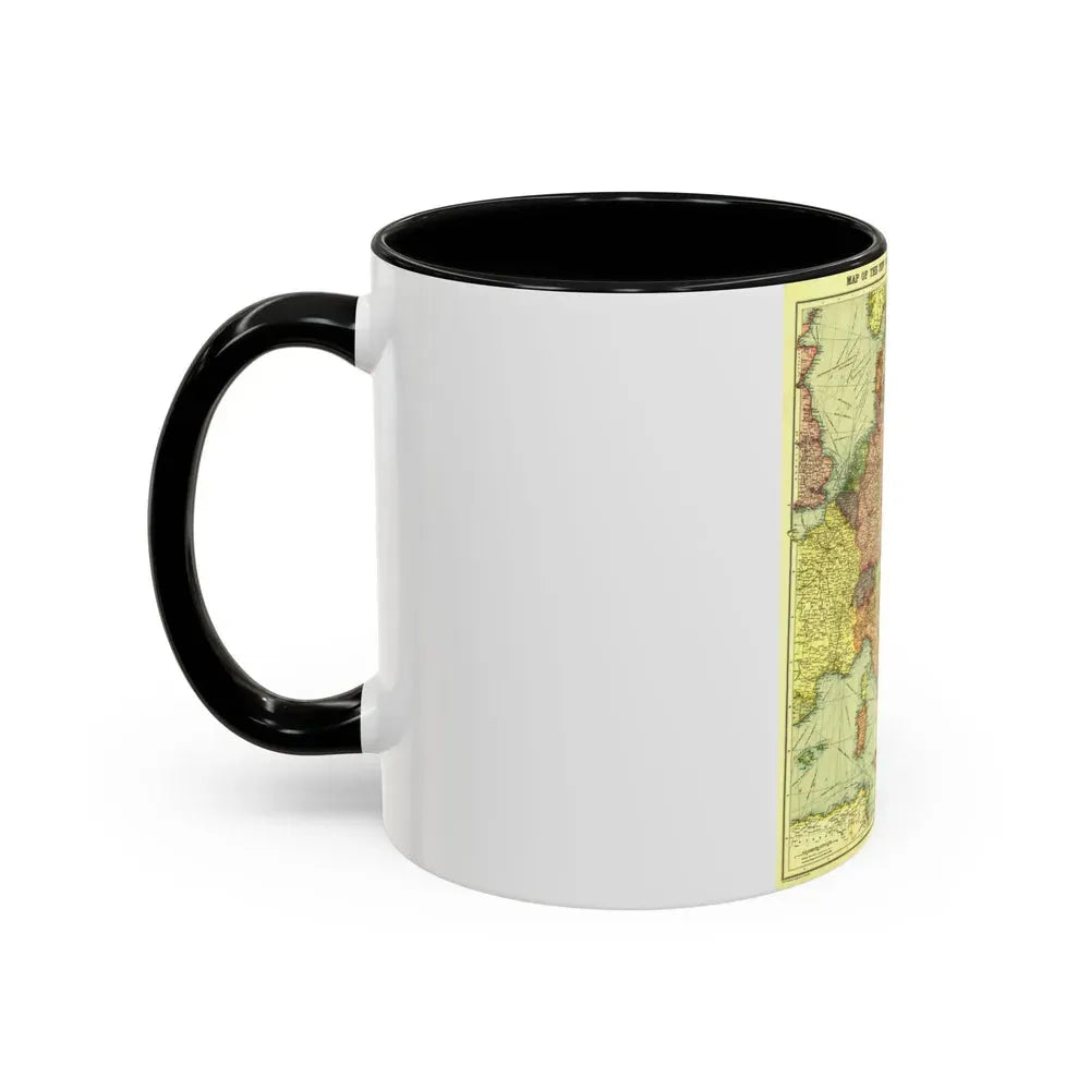 Europe, Central & the Balkan States (1915) (Map) Accent Coffee Mug - Go Mug Yourself