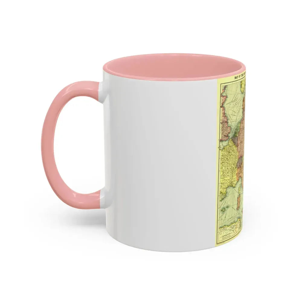 Europe, Central & the Balkan States (1915) (Map) Accent Coffee Mug - Go Mug Yourself