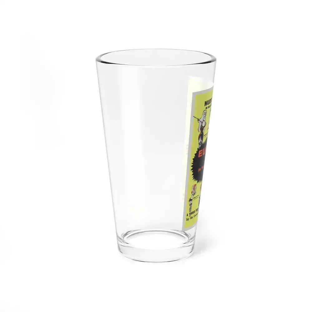 EUROPE IN THE RAW 1963 Movie Poster - Pint Glass 16oz - Go Mug Yourself