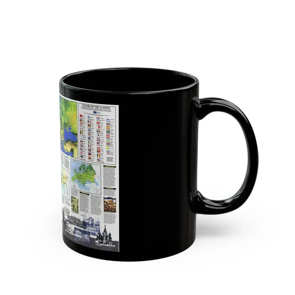 Europe, The New (1992) (Map) Black Coffee Mug - Go Mug Yourself