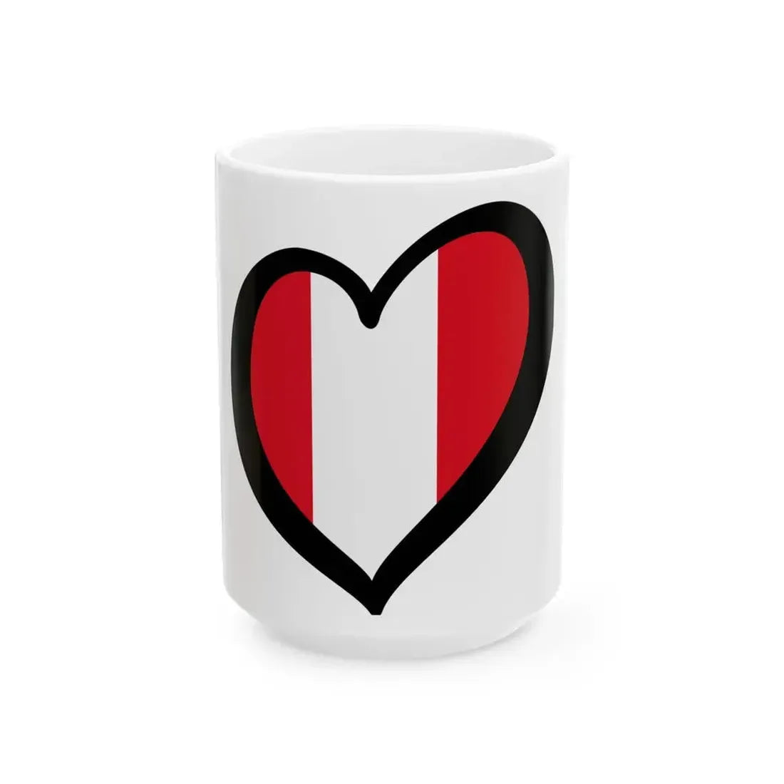 EuroPeru (Peru) White Coffee Mug 15oz - Go Mug Yourself