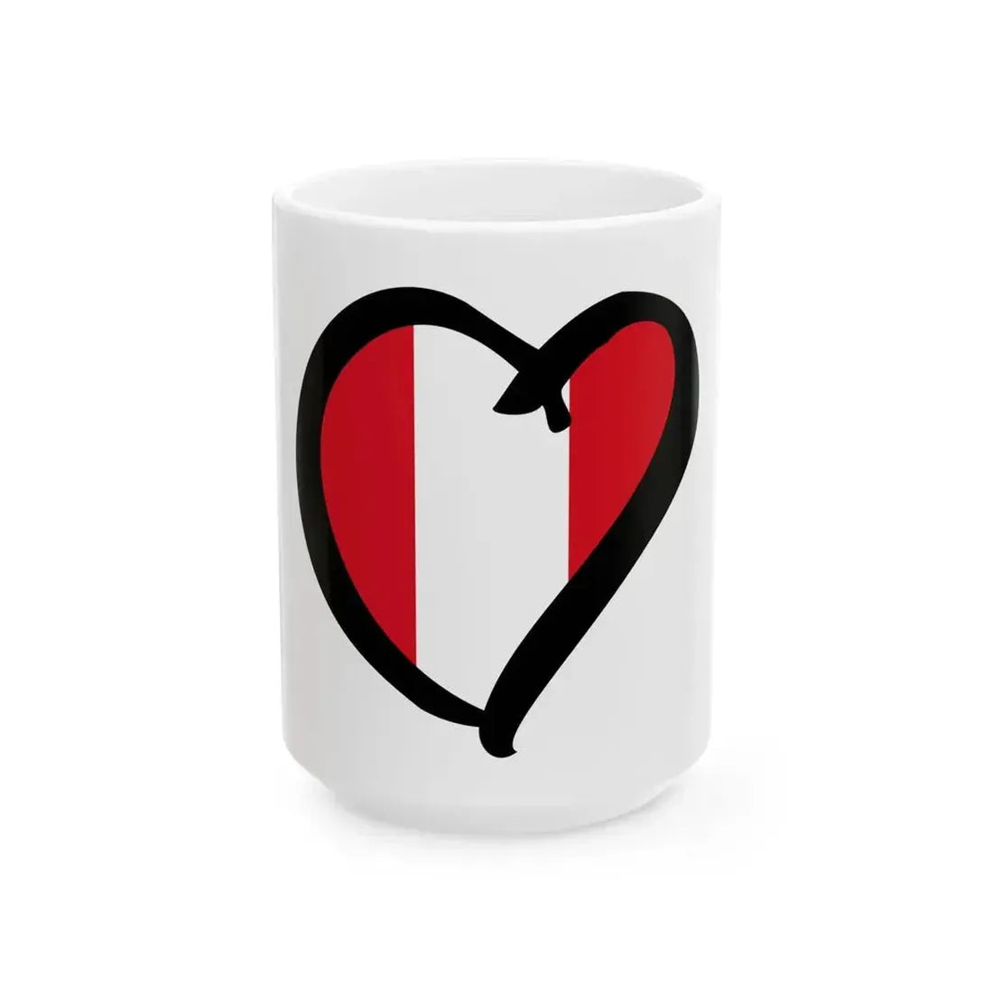 EuroPeruAnterior (Peru) White Coffee Mug 15oz - Go Mug Yourself