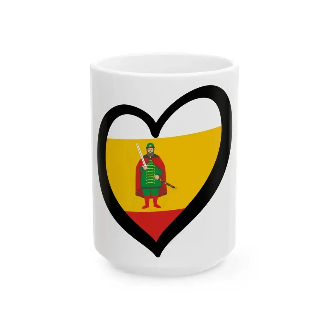 EuroRiazan (Russia) White Coffee Mug 15oz - Go Mug Yourself