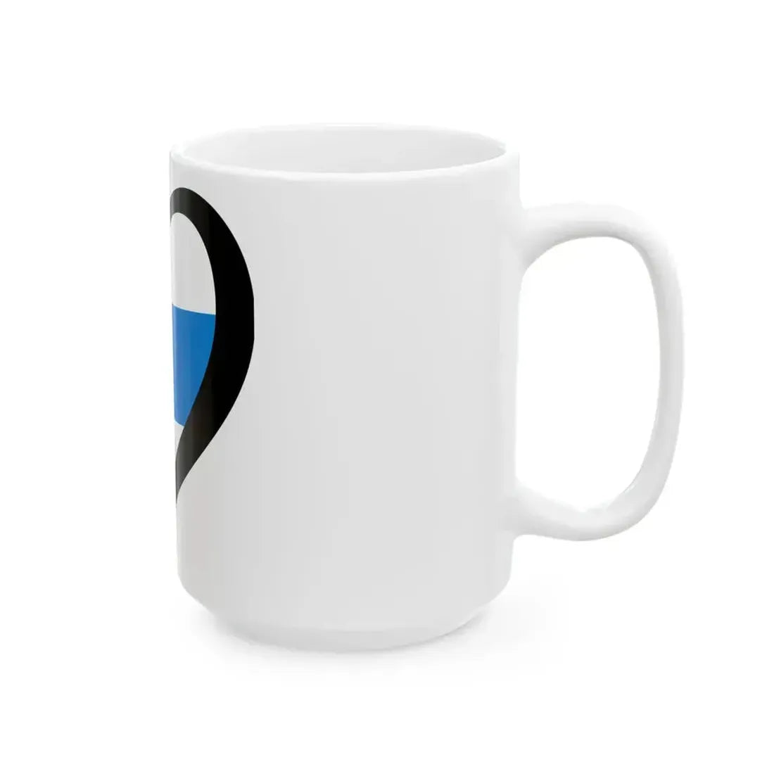 EuroRusia blanca-azul-blanca (Russia) White Coffee Mug - Go Mug Yourself