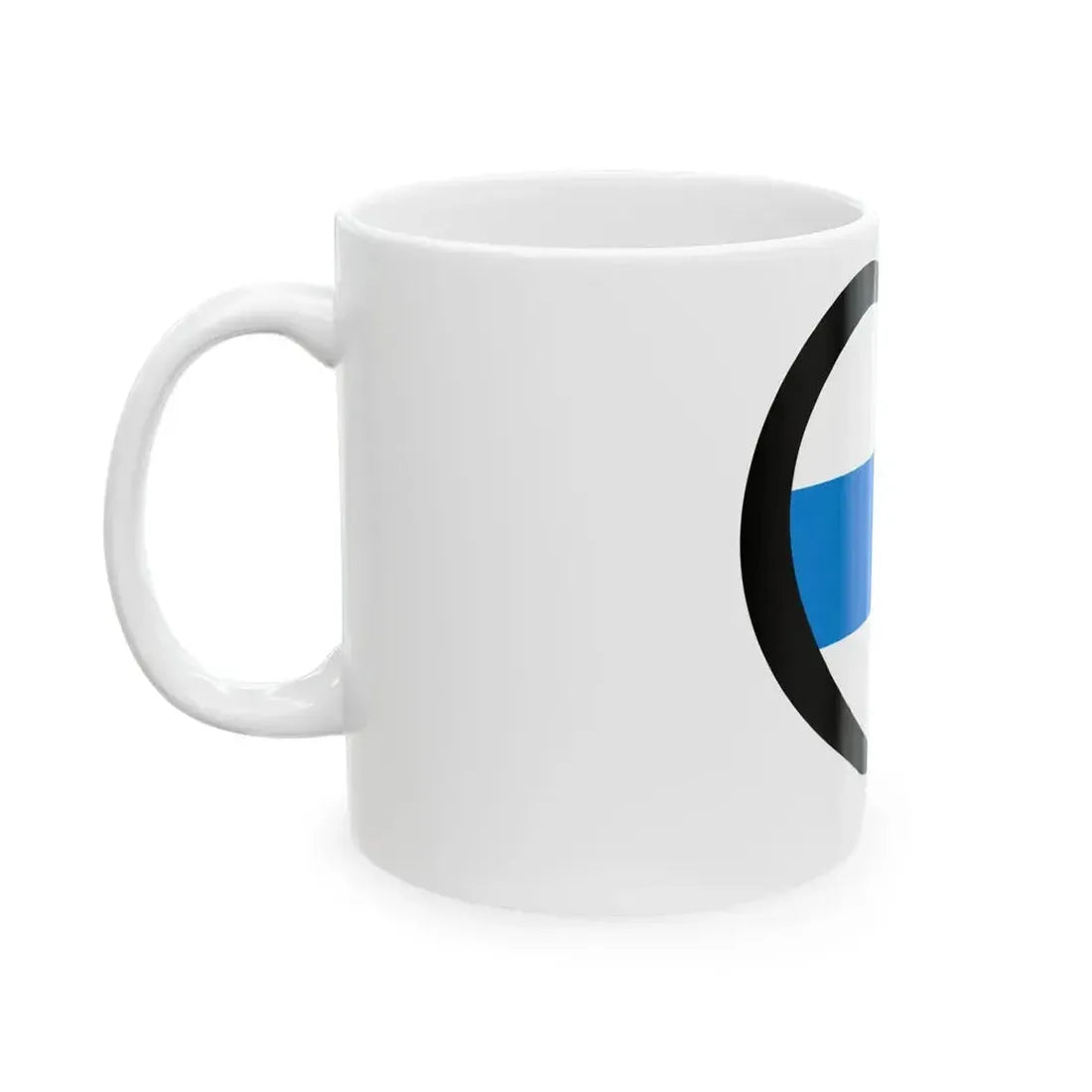 EuroRusiaAnterior blanca-azul-blanca (Russia) White Coffee Mug - Go Mug Yourself