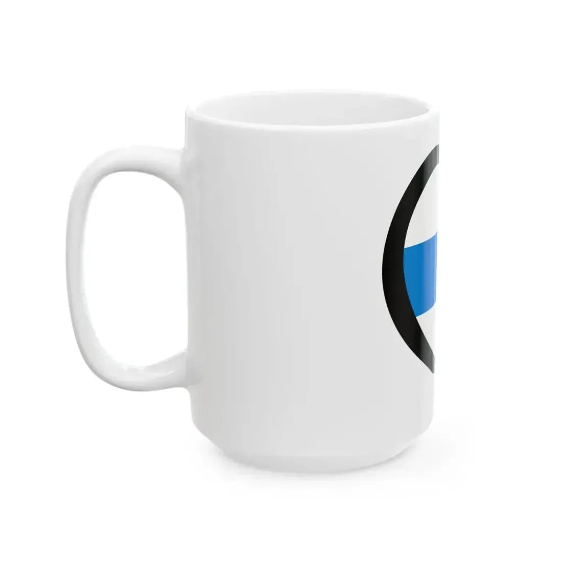 EuroRusiaAnterior blanca-azul-blanca (Russia) White Coffee Mug - Go Mug Yourself