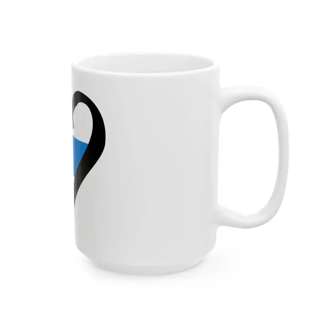 EuroRusiaAnterior blanca-azul-blanca (Russia) White Coffee Mug - Go Mug Yourself