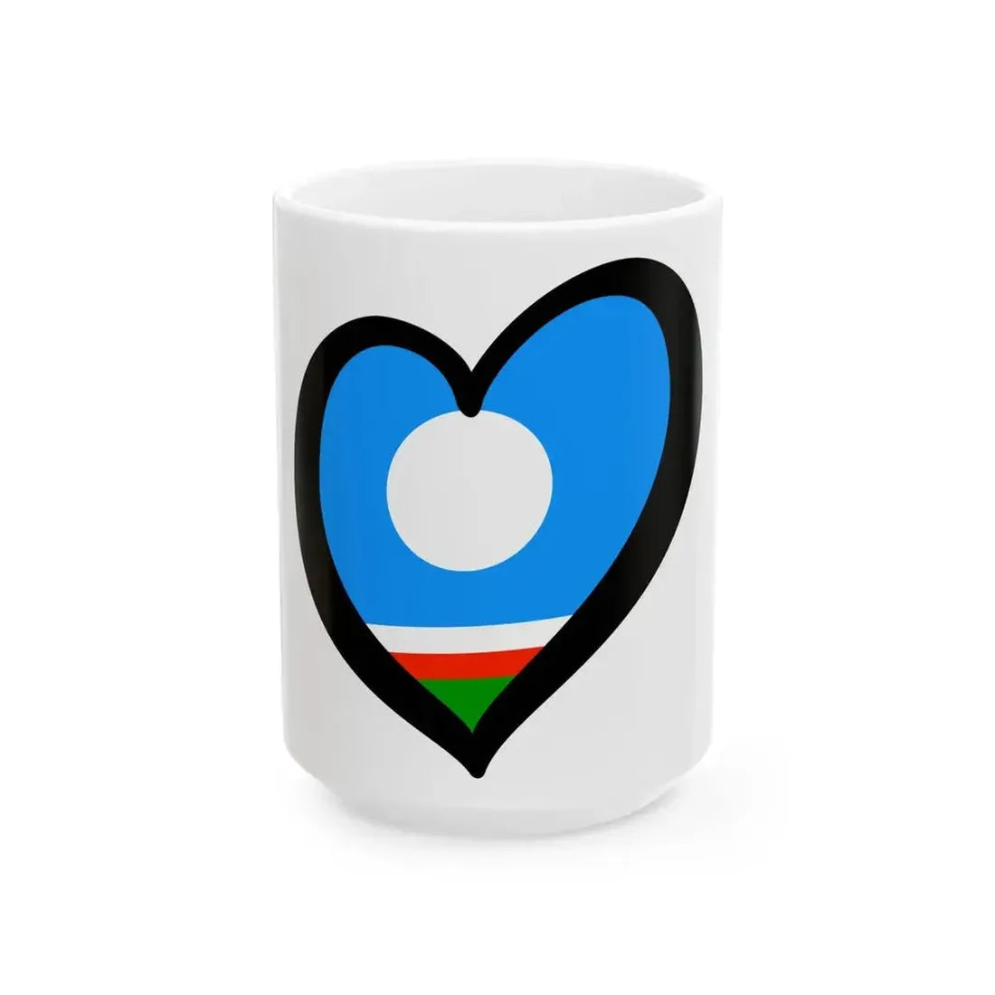 EuroSaja (Russia) White Coffee Mug 15oz - Go Mug Yourself