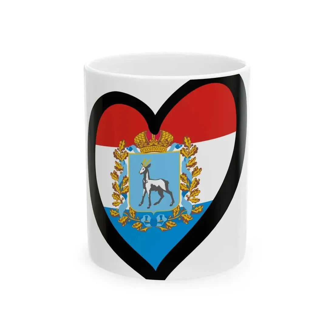EuroSamara (Russia) White Coffee Mug 11oz - Go Mug Yourself