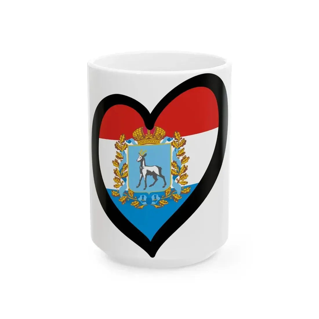 EuroSamara (Russia) White Coffee Mug 15oz - Go Mug Yourself