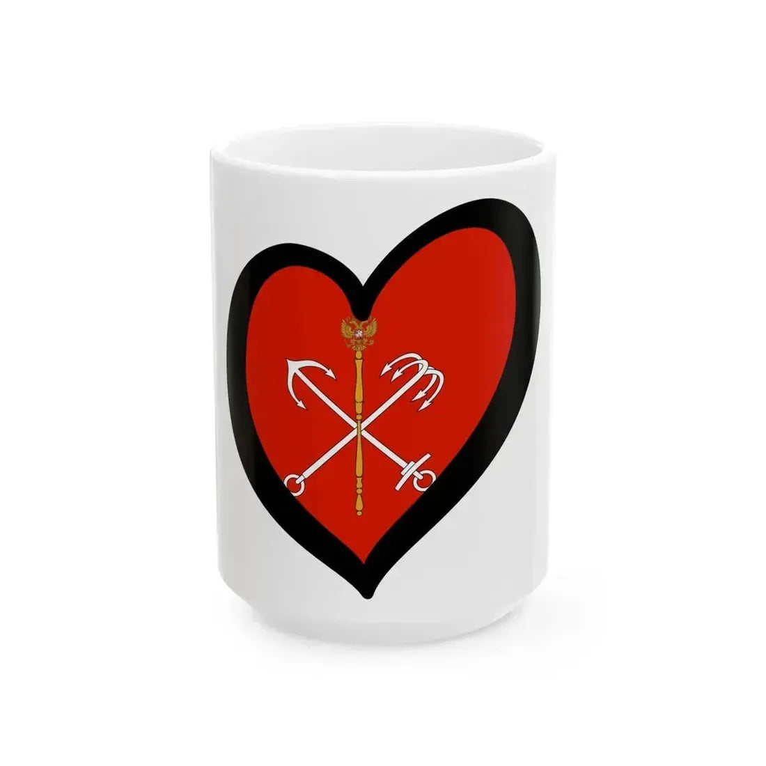 EuroSan Petesburgo (Russia) White Coffee Mug 15oz - Go Mug Yourself