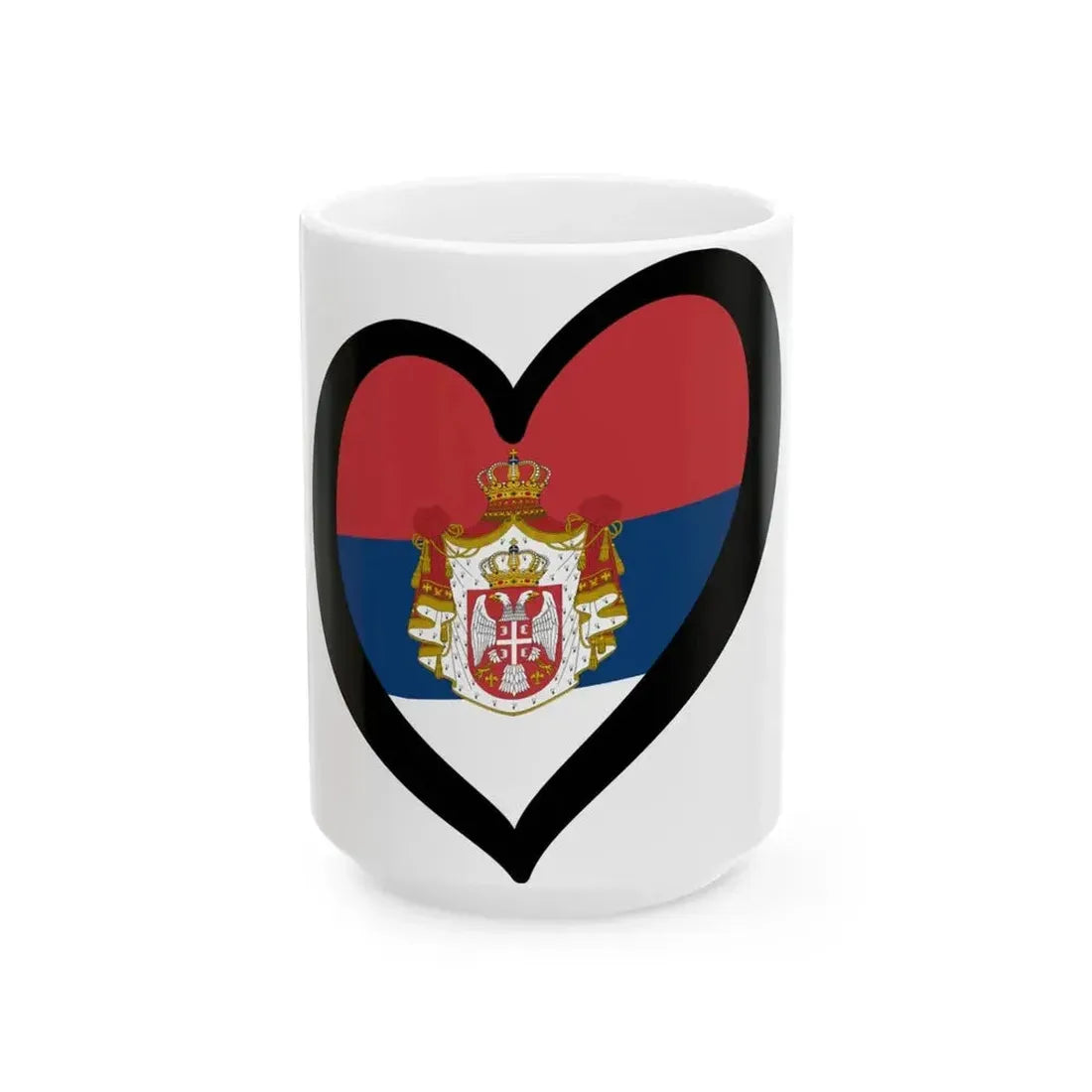 EuroSerbia 1882-1918 (Serbia) White Coffee Mug 15oz - Go Mug Yourself