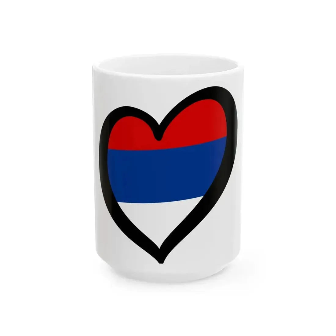 EuroSerbia 1992-2004 (Serbia) White Coffee Mug 15oz - Go Mug Yourself