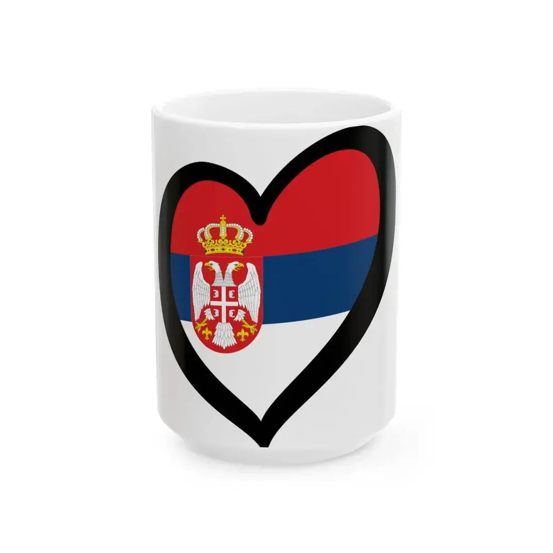 EuroServia 2004-2010 (Serbia) White Coffee Mug 15oz - Go Mug Yourself