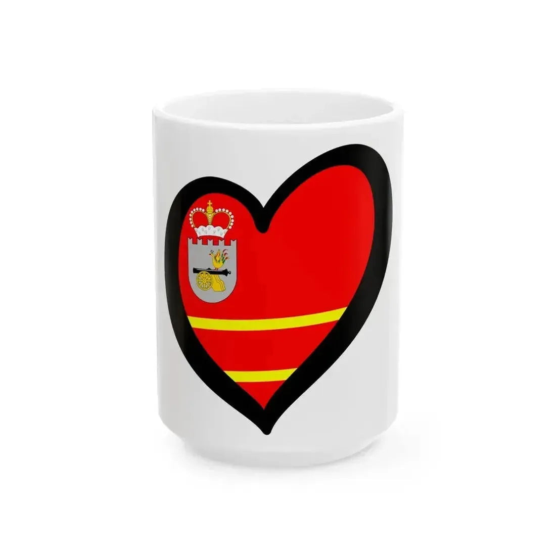 EuroSmolensk (Russia) White Coffee Mug 15oz - Go Mug Yourself