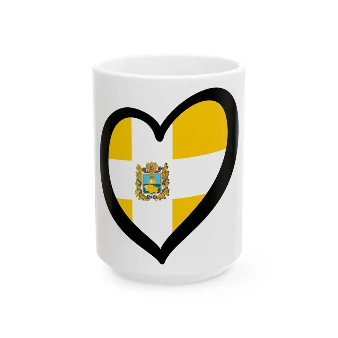 EuroStavropol (Russia) White Coffee Mug 15oz - Go Mug Yourself