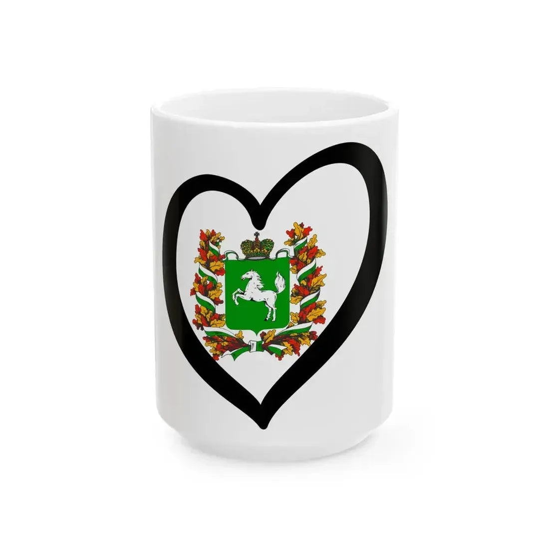 EuroTomsk (Russia) White Coffee Mug 15oz - Go Mug Yourself