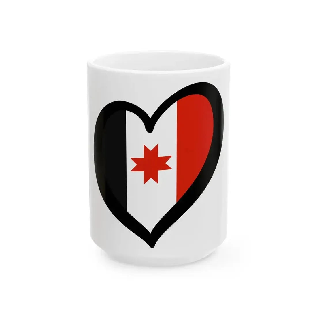 EuroUdmurtia (Russia) White Coffee Mug 15oz - Go Mug Yourself