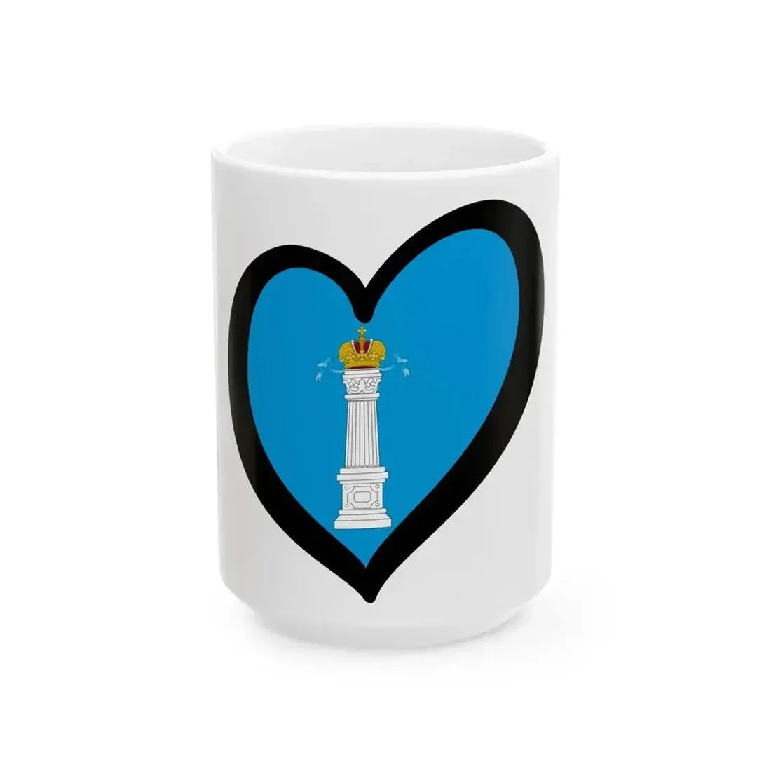 EuroUlianovsk (Russia) White Coffee Mug 15oz - Go Mug Yourself