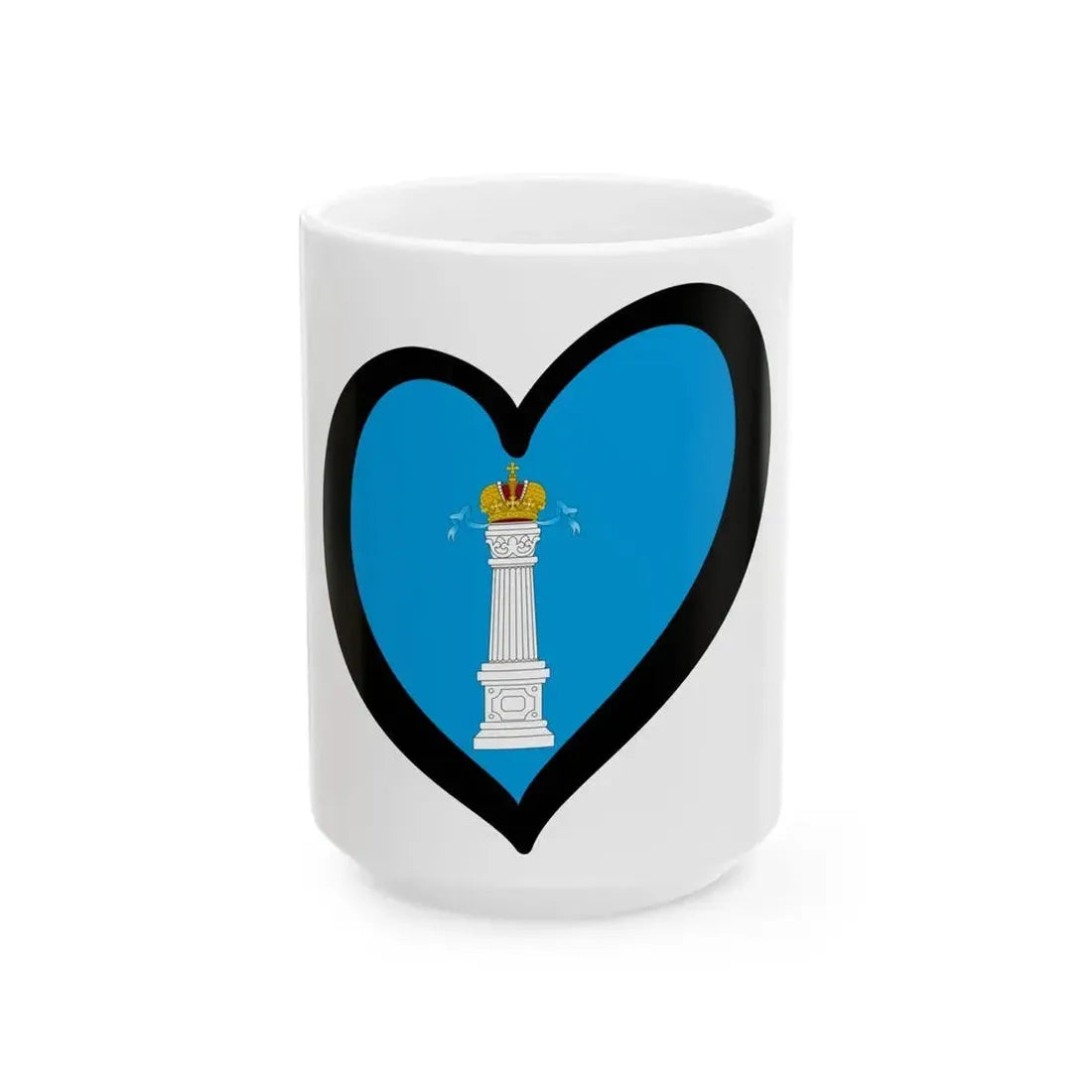 EuroUlianovsk (Russia) White Coffee Mug 15oz - Go Mug Yourself