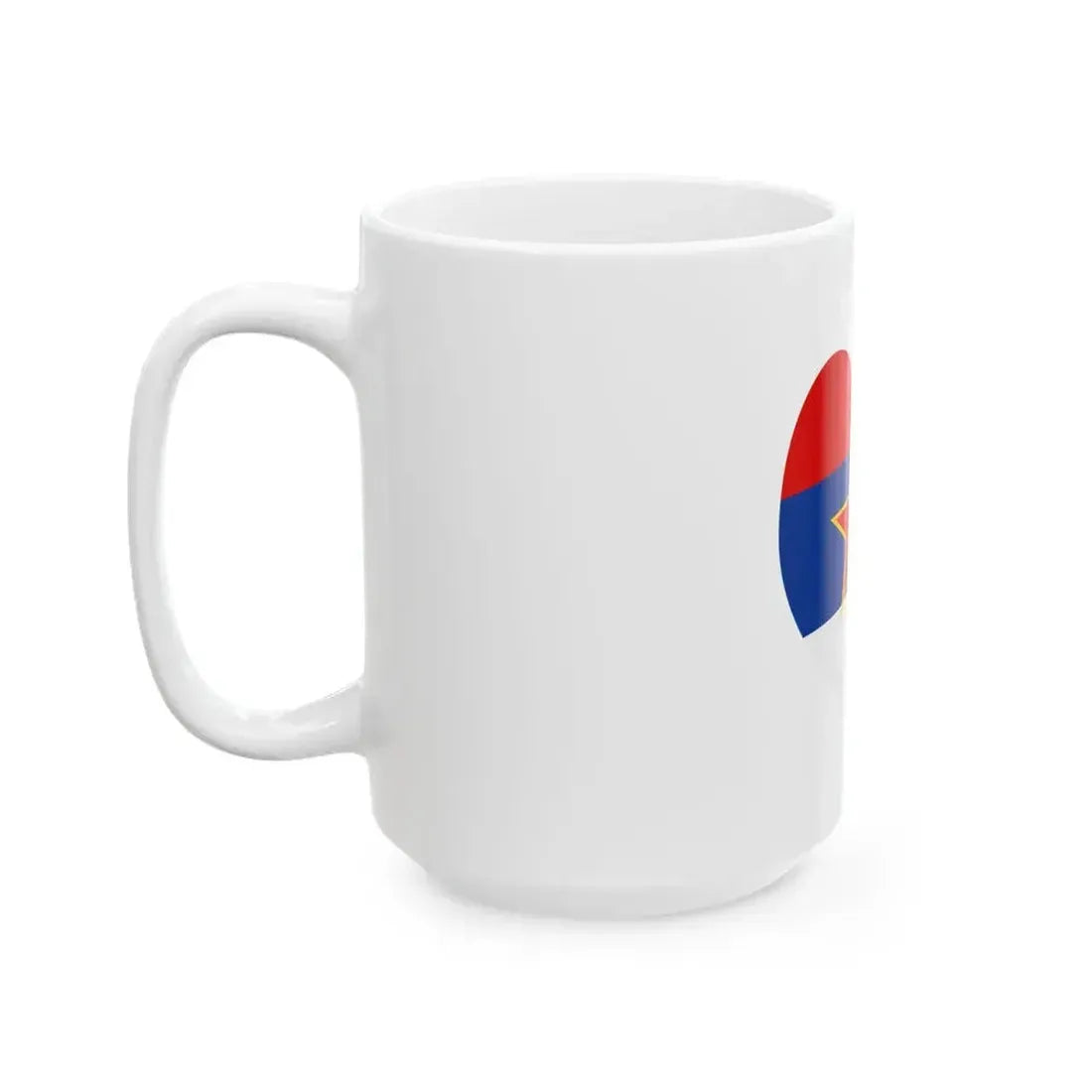 Eurovision Song Contest heart Montenegro white 1946-1993 and Serbia white 1947-1992 (Montenegro) White Coffee Mug - Go Mug Yourself