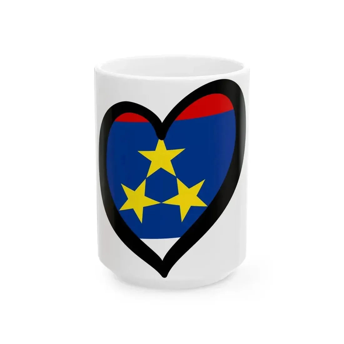 EuroVoivodina (Serbia) White Coffee Mug 15oz - Go Mug Yourself
